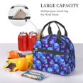 thumbnail image 6 of Goofa Skull flower star sky Pattern Lunch Bag ,Insulated Lunch Box, Small Leakproof Cooler Food Lunch Containers Reusable High Capacity Lunch Tote Bags, 6 of 8