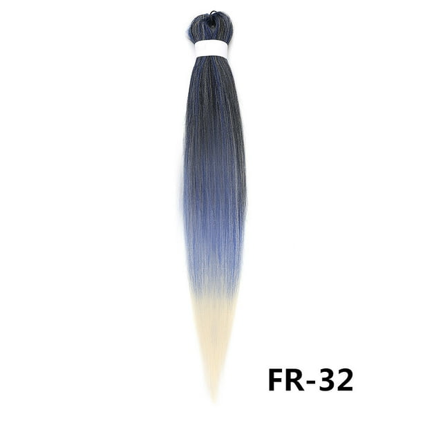 XmhyTop-A Extensiones de cabello trenzado de colores, trenzas sintéticas para box braids y Passion Twist, trenzas de crochet suaves y peinados para peinados - 3 piezas 66 cm, H11