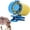 F, variant on Portable Waist Clip Fan, Silent Mini Bladeless Fan Clip On for Shirt & Waist, Adjustable 3-Speed Suspended Small Whirlwind Fans for Outdoor Camping Jobsite Office Travel Accessories(Blue)