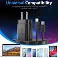 thumbnail image 4 of USB-C Type C Fast Charger, for Android Charger Phone USB-C Charger Block, USB-C Cable Cord 10FT for Galaxy S24/S23/S23+/S22/S21/S20/S10e/S9/S8/Note20/Note10/Note9/Z Fold 3/4/5 3-Pack, 4 of 6