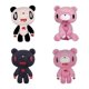 thumbnail image 2 of Muñeco de oso de peluche rosa con melancolía, almohada de peluche, personaje del juego, colección de peluches, NEGRO, 2 of 5