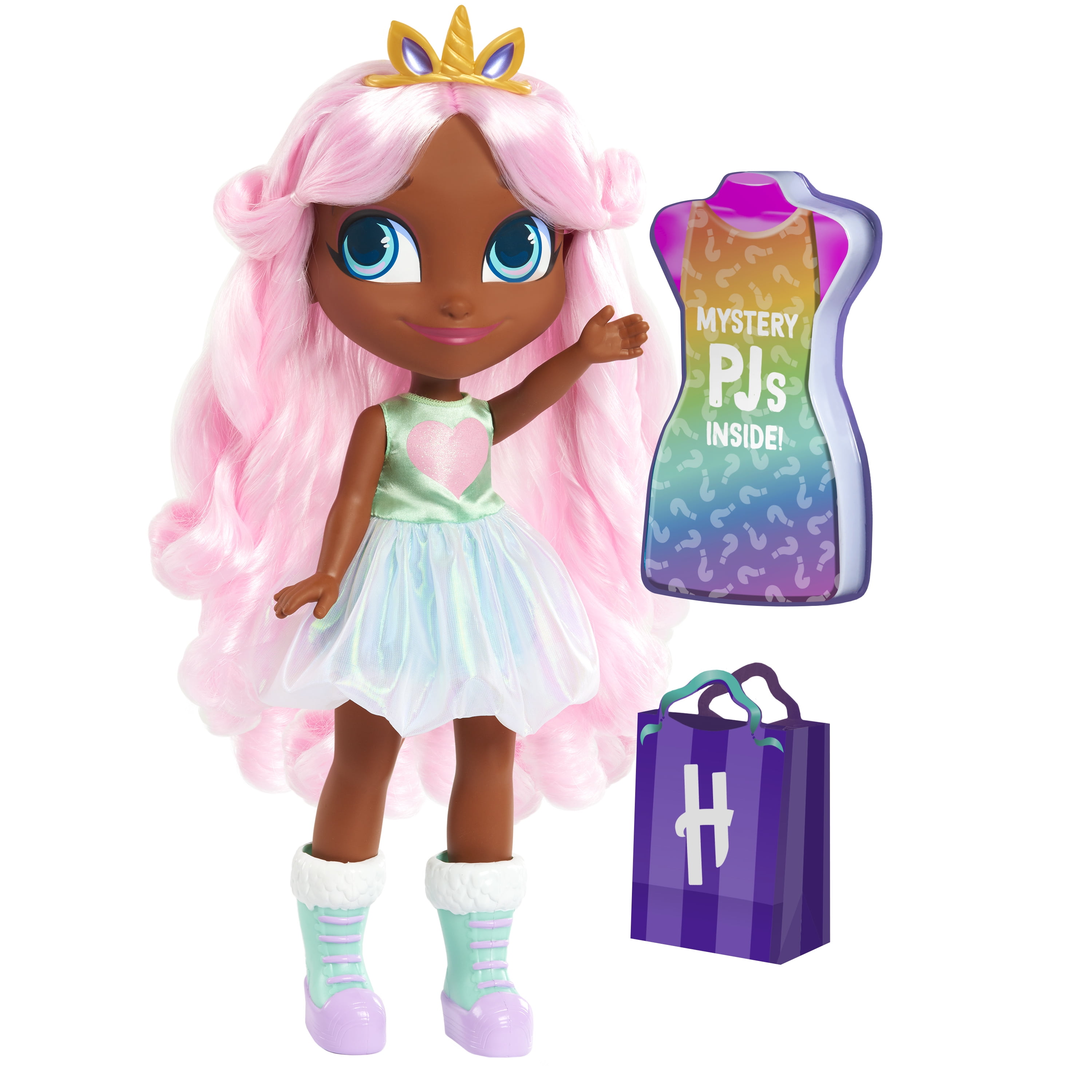 Just Play Hairdorables 18-inch Mystery Fashion Noah Doll and 