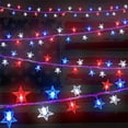 thumbnail image 5 of Holiday String Lights, Ongmies Distinctive Red White & Blue Design - Dual-Theme Decor for Christmas & Special Occasions, Christmas Lights, 5 of 9