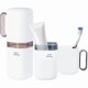 thumbnail image 1 of wonima02 2 Pack Travel Toothbrush Holder with Detachable Handle & Cover, Portable Tooth Brush Case for Traveling, Small Tooth Cup Container for Trip Dormitory Camping Home, Blue & Grey, 1 of 1
