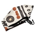 thumbnail image 6 of FORMRS Travel Umbrella Folding Auto Open Close Windproof Rain UV Protection, Black Abstract Dots, 6 of 8