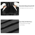 thumbnail image 4 of Tirrinia Microplush Sherpa Throws Blanket with Sleeves for Women and Men 3.88 lb, 72" x 55", 4 of 8