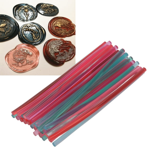 Bâtons de Colle Chaude Colorés, Diverses Couleurs Bâtons de Colle Chaude Forte Adhérence 30 Pcs Stabilité Thermique pour Bricolage