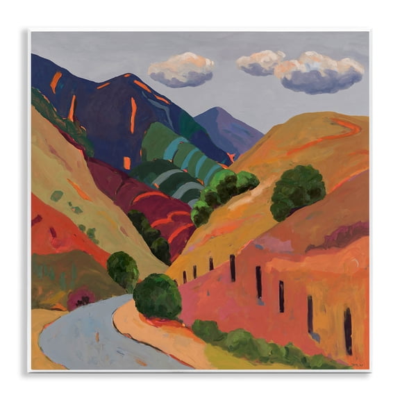 Stupell Industries Wanaka Valley Landscape Wall Plaque Art design by Jenny Wantuch, 12 x 12