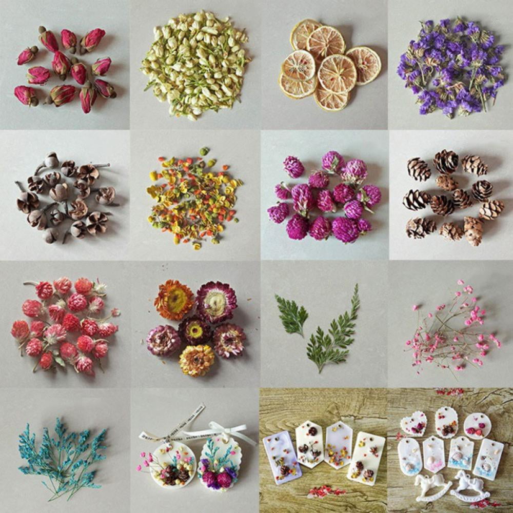 DIY Handmade Scented Candles Dried Flowers Scented Wax Slices Wax