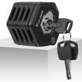thumbnail image 2 of West Biking Foldable Bike Lock With 3 Keys Hamburg-Lock Alloy -Theft Strong Secure Bicycle Folding Lock Mount Bracket Bike Chain Lock, 2 of 7