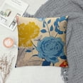 thumbnail image 2 of RUIYC  Blue and Yellow Pillow Covers Farmhouse  Outdoor Throw Pillow Covers  Decorative for Couch Sofa Patio Porch Flowers Pattern, 2 of 5
