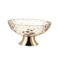thumbnail image 3 of Cuenco de Pedestal decorativo, bandeja de comida vegetal, soporte de exhibición de postres, bandeja de cuenco para servir para mesas de comedor, Café Soledad Frutero de pedestal, 3 of 10
