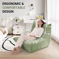 thumbnail image 5 of Bean Bag Chair, Neche Floor Sofa Couch Chair for Teen Adults, Soft Cozy Tatami, Fireside Reading Chair for Living Room Bedroom - Green, 5 of 9