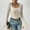 Khaki, variant on Womens Long Sleeve Scoop Neck Ribbed Knit Fitted Casual Tops Tee Slim Basic Shirts Gear up for greatness for less