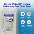 thumbnail image 2 of Mystic White II Swimming Pool Filter Sand, US Silica - 50lb Bag, 2 of 4