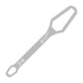 thumbnail image 3 of Llave de doble extremo Llave ajustable universal Tuercas para tornillos Herramientas manuales para exteriores Plata, 3 of 9