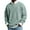 Light Green #4, variant on Dresfit Polo Shirts Men Long Sleeve V Neck Waffle Sweater 2026 Winter Lightweight Textured Sweatshirt Cuffed Solid Color Big and Tall Knit Sweatshirts Army Green S