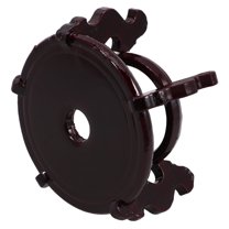 Minkissy Display Pedestal Stand Plant Pot Stand Black Wood Holding Fish Tank 1Pack