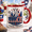 Black, variant on Hiking Mug Patriotic Trail Design for Campers, Backpackers & Patriotic Hiker Gift