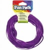 Cousin CCPCL-34213 Fun Pack Plastic Craft Lace 20 Yards-Pkg-Purple