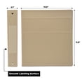 thumbnail image 3 of Carstens 1.5- Inch Heavy Duty 3-Ring Binder - Side Opening, Oatmeal, 3 of 5