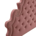 thumbnail image 5 of Modway Gwyneth Tufted Performance Velvet Queen Platform Bed in Dusty Rose, 5 of 10