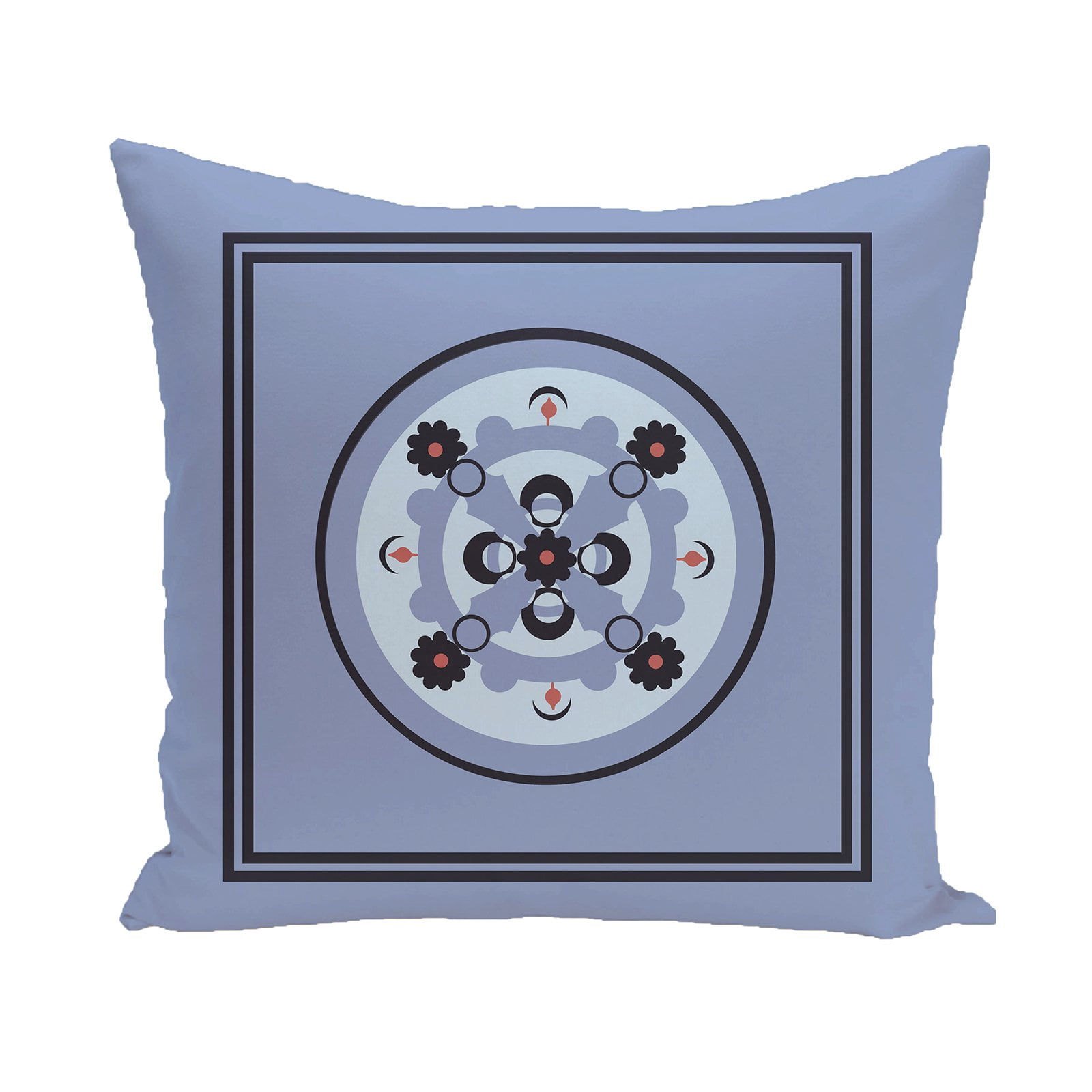 Simply Daisy 16" x 16" Kaleidoscope Geometric Print Pillow
