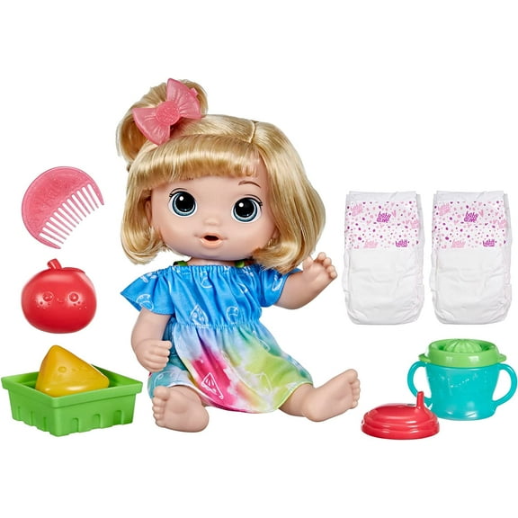 Baby Alive Blonde Apple Fruity Sips Doll