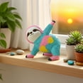 thumbnail image 6 of syligr Colorful Sloth Figurine 4Inch with Vibrant Multi-Color Design and Interactive Pose, Dopamine Decor for Desk Shelf Display, Cute Animal Collectible for Teens Room Decor, Unique Gift for Friend, 6 of 8