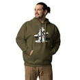 thumbnail image 2 of Snowboard dadUnisex Hoodie (Military Green, M), 2 of 2