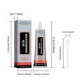 thumbnail image 3 of 50ML Clear Glue For Rhinestones Jewelry Glue Multi Purpose Glues For Rhinestone Crafts Jewelery Fabric Leather Wooden Glass Metal, 3 of 9