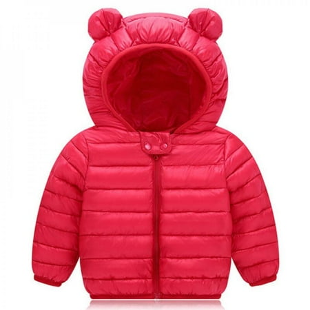 

Merotable Children Jacket Baby Boy Girl Flower Thicken Kids Colorful Clothes Hoodie Warm waterproof Outwear Winter