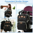 thumbnail image 4 of GPED Convertible Diaper Bag with Changing Station & Insulated Pockets, Black, 4 of 6