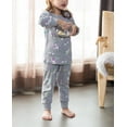 thumbnail image 4 of WIBACKER 1-7 Years Toddler and Little Girls' Long Sleeve Top and Pants Regular Fit 100% Cotton 2 Piece Pajama Set - Unicorn, 4 of 5