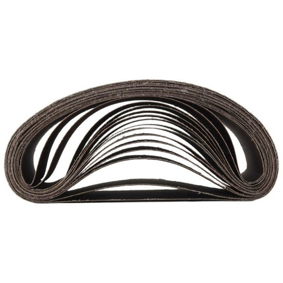 TOP! 3X21 Inches(75X533mm) Aluminum Oxide Sanding Belt 15 Pack Belts ( 80 120 180 240 400 Grits) for Sander