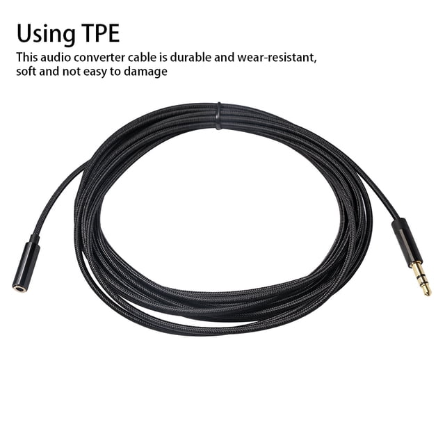 Computer Laptop Phone Tablet Portable Accessories Replacing Spare Parts Audio Extension Cable 3.5mm Male to Female Adapter Conversion Connector Sound Equipment 5m