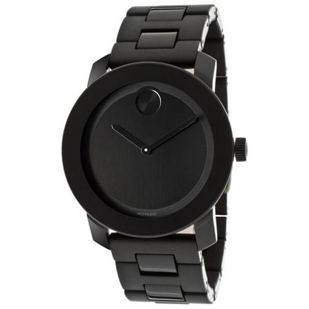 Movado Bold Large Black Polymer Mens Watch (Best Deals On Movado Watches)