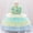 99#Green, variant on Toddler Kids Baby Girls Floral Layered Dress Ball Gown Tulle Dress Clothes Fashion Skirt Elegant Girls Dresses