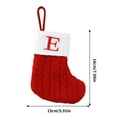thumbnail image 3 of Lilixerw Christmas Stockings with Initials,Letter E Embroidered Christmas Stockings,Cute Christmas Tree Pendant,Knitted Socks Decoration Props for Party Fireplace Hanging, 3 of 3