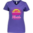 thumbnail image 3 of Inktastic Enjoy The Sunshine Florida Summer Paradise Women's V-Neck T-Shirt, 3 of 5