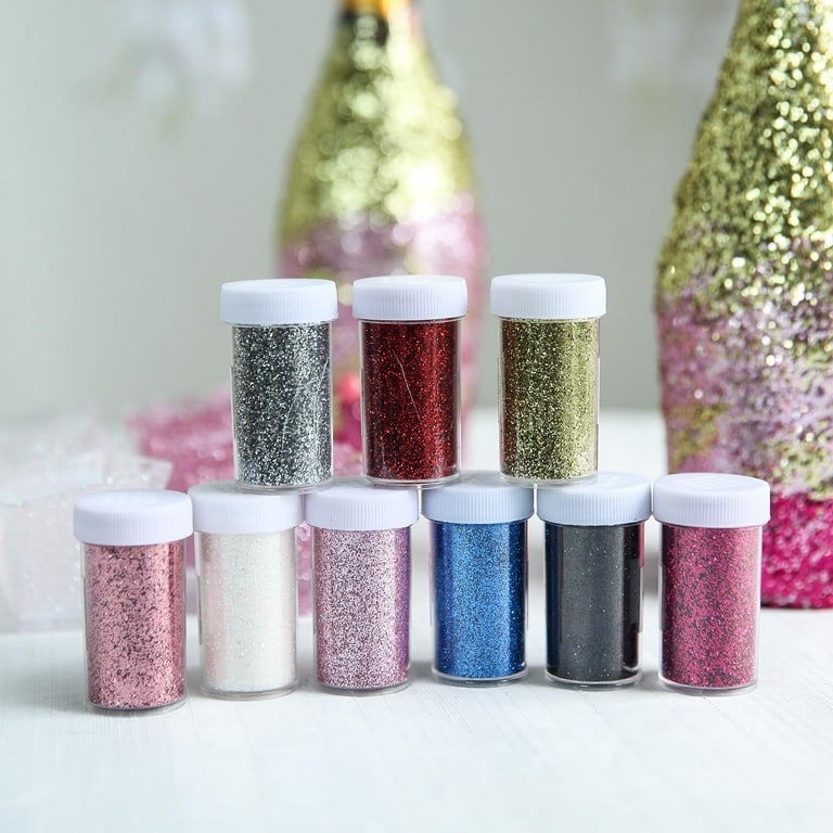 Lot Of 3 Bottles Essence Party In a Bottle Loose Glitter For Nails 01 Party