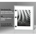 thumbnail image 4 of Americanflat 11x14 Picture Frame in Silver - Displays 8x10 With Mat and 11x14 Without Mat - Horizontal and Vertical Formats for Wall, 4 of 5