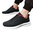 thumbnail image 3 of Sngxgn Mens Running Shoes Sneakers Lightweight Sport Gym Jogging Walking Sneakers(Red,42), 3 of 6