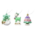 thumbnail image 5 of 6x Colgantes para árboles de Navidad Adornos colgantes, año Nuevo Adorable Regalos únicos Decoración para el hogar Accesorios decorativos Resina Artes Verde, 5 of 5