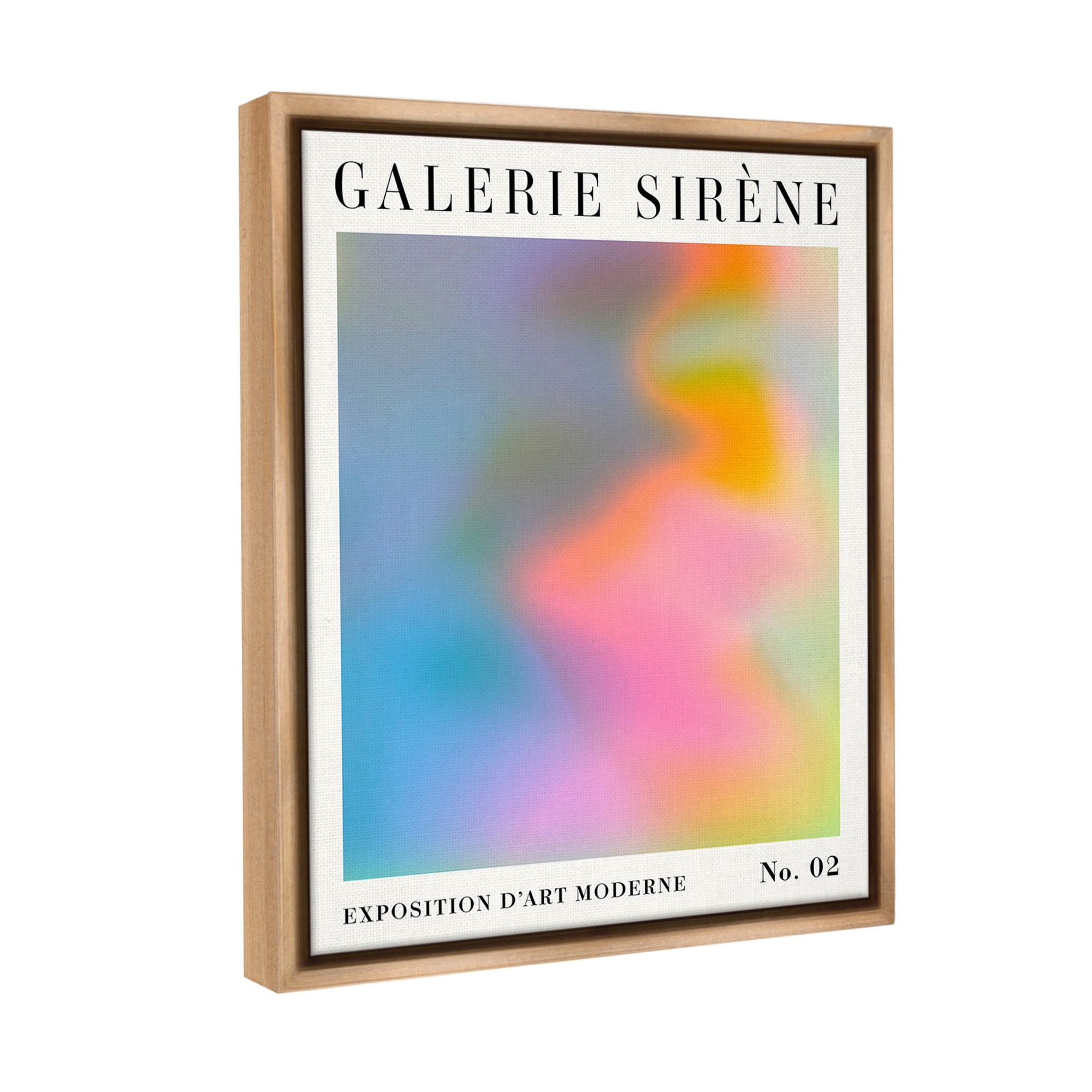 Stupell Industries Swirled Patterned Hues Abstract Painting Brown Floater Framed Canvas Art Print Wall Art, 17 x 21