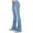 Light blue, variant on XZNGL Jeans for Womens Jeans High Waisted Jeans Women Mid Waisted Denim Jeans Embroidery Stretch Button Flare Pants Jeans