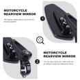 thumbnail image 2 of Monyance Bike Rear Mirror 2 Pcs Motorcycle Rear Mirror Scooter Rearview Side View Mirror Retroreflector(6.1X2.36X2.17Inches), 2 of 10