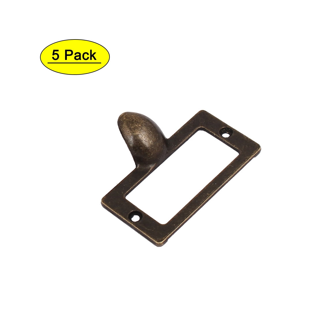 Office Library File Tag Frame Label Holder Pull Handles