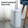 thumbnail image 6 of ESULOMP Touchless Sensor Trash Can Gallon Small Capacity Trash Can with Lid Sensor Kitchen Bin Recycling for Kitchen,Living Room,Office 12.05 x 6.06 x 11.1 inches, 6 of 8