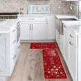 thumbnail image 3 of Red Love Be Mine Heart Valentine''s Day Decorative Kitchen Mats Set of 2, Home Party Low-Profile Home Kitchen Rugs - 17x29 and 17x47 Inch, 3 of 6